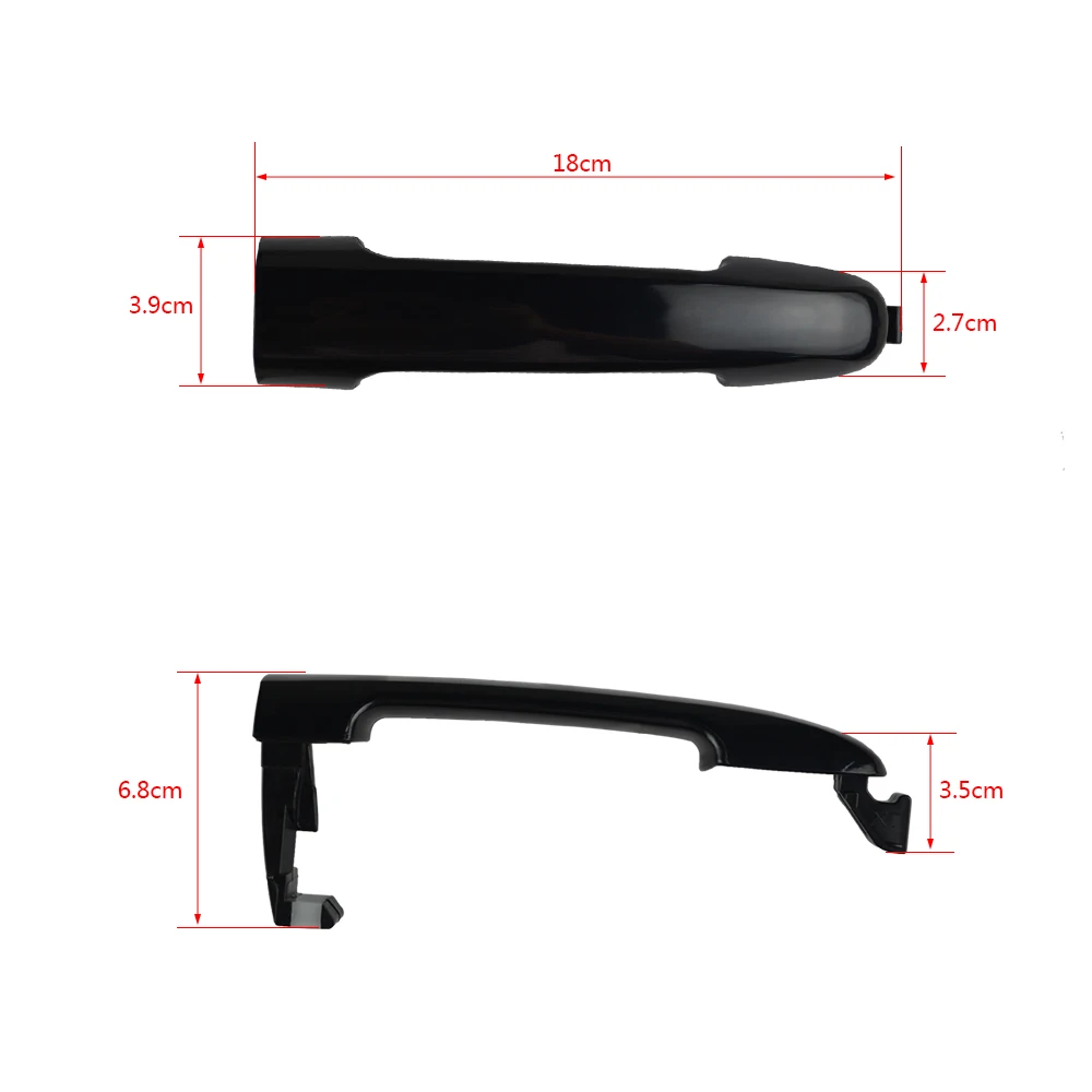 826513K000 Driver Passenger Side  Exterior Outside Door Handle for Hyundai Sonata 2005-2010 Fit All Four Doors Car Accessor