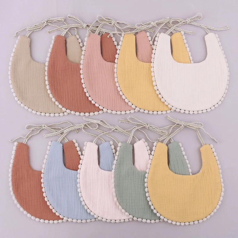 1pc 양면 꽃 빈티지 베이비 Bibs 아기 술 타액 타월 신생아 먹이 Burp Cloth Bandana 스카프 Baby Girls Shower