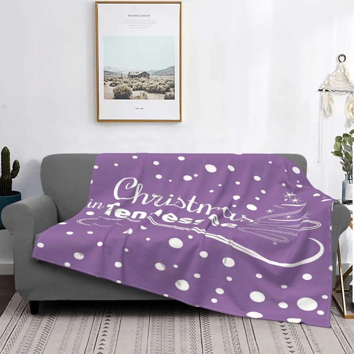 Manta de muselina para cama, cobertor navideño para cama a cuadros, ideal para el sofá o la cama, en los Estados Unidos