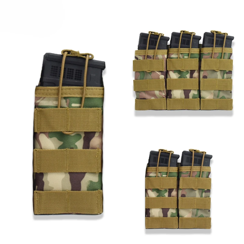 Tactical accessory magazine bag 1000D nylon single/double/triple magazine bag Molle vest bag