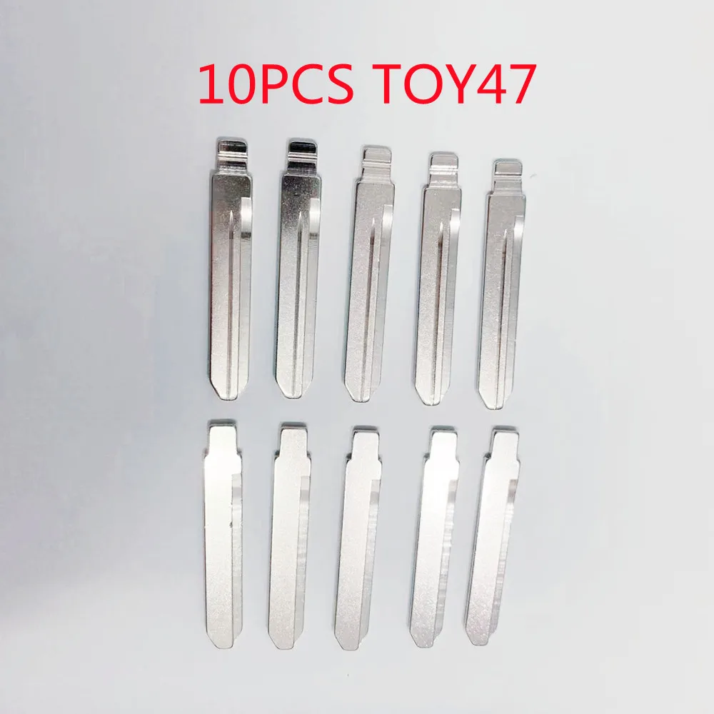 Keychannel 10Pcs TOY47 KD Blank 177# Car Remote Key Blade For Toyota Replacement Center Pin Car Key Blade for KD VVDI  KEYDIY