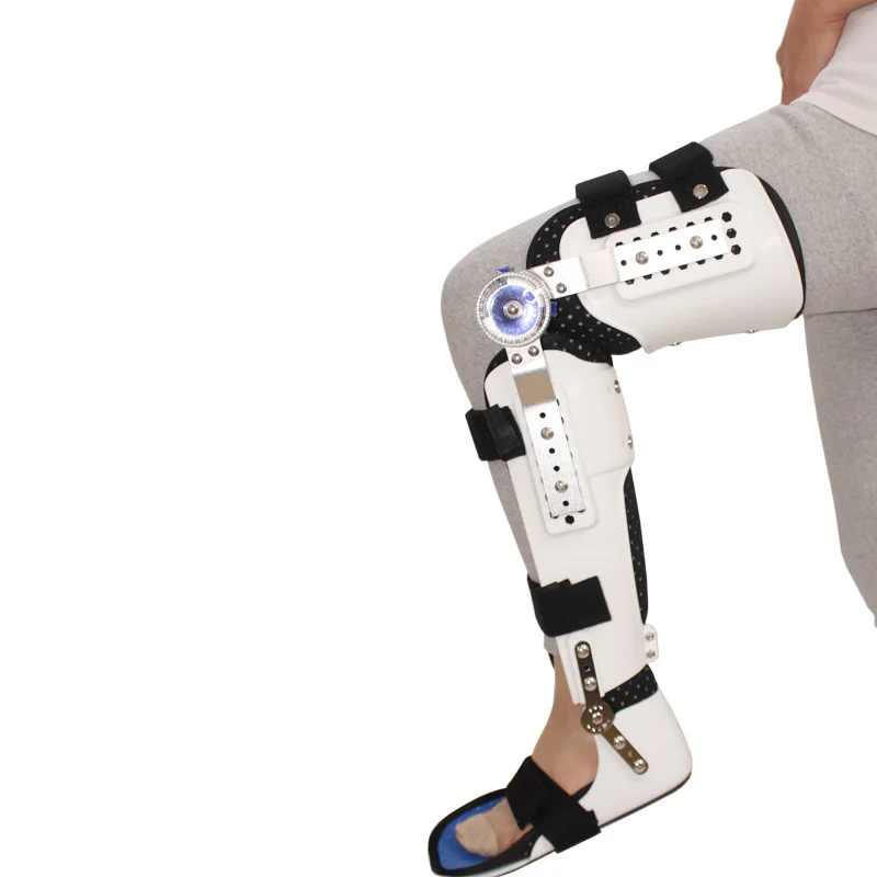 Adjustable hip, knee, ankle and foot fixation brace hip paraplegia adjustable fixation brace femoral fracture brace