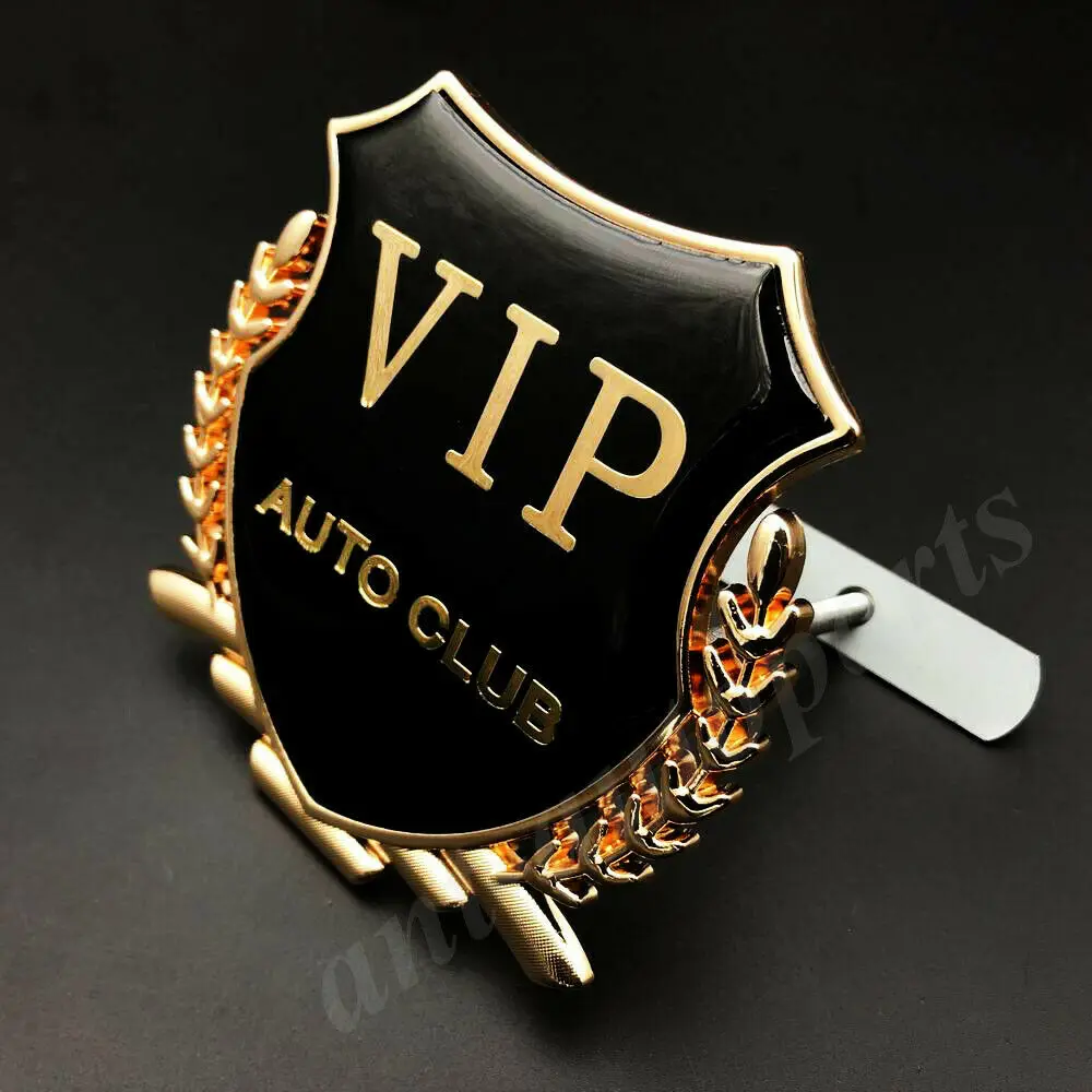 Metal VIP Auto Club Luxury JP JDM Limited Sport Car Front Grille Emblem Badge