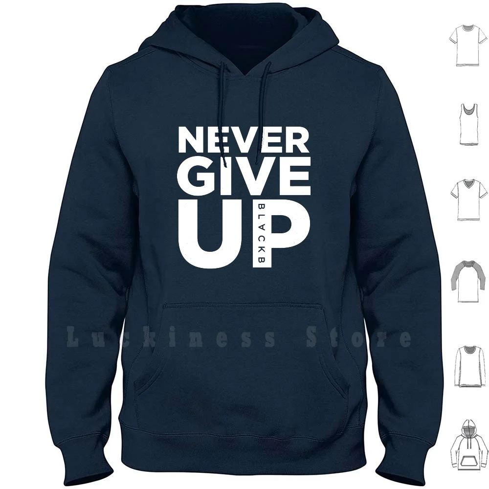 

Never Give Up Hoodies Long Sleeve Mohamed Salah 4 0