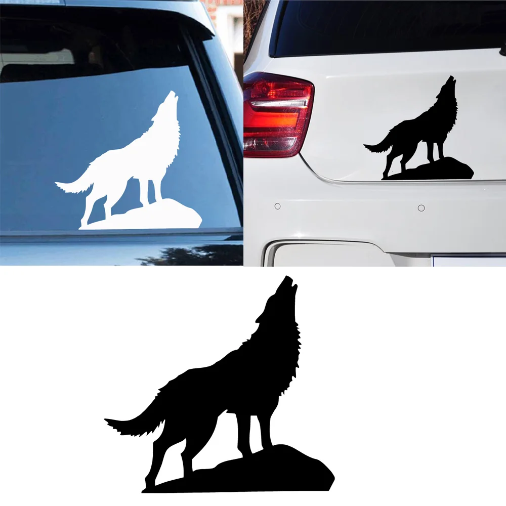 Hot Wolf Stickers For Cars Vinyl Decal Wolf Howl Sticker Auto Body Window Car Motorcycle Car Styling