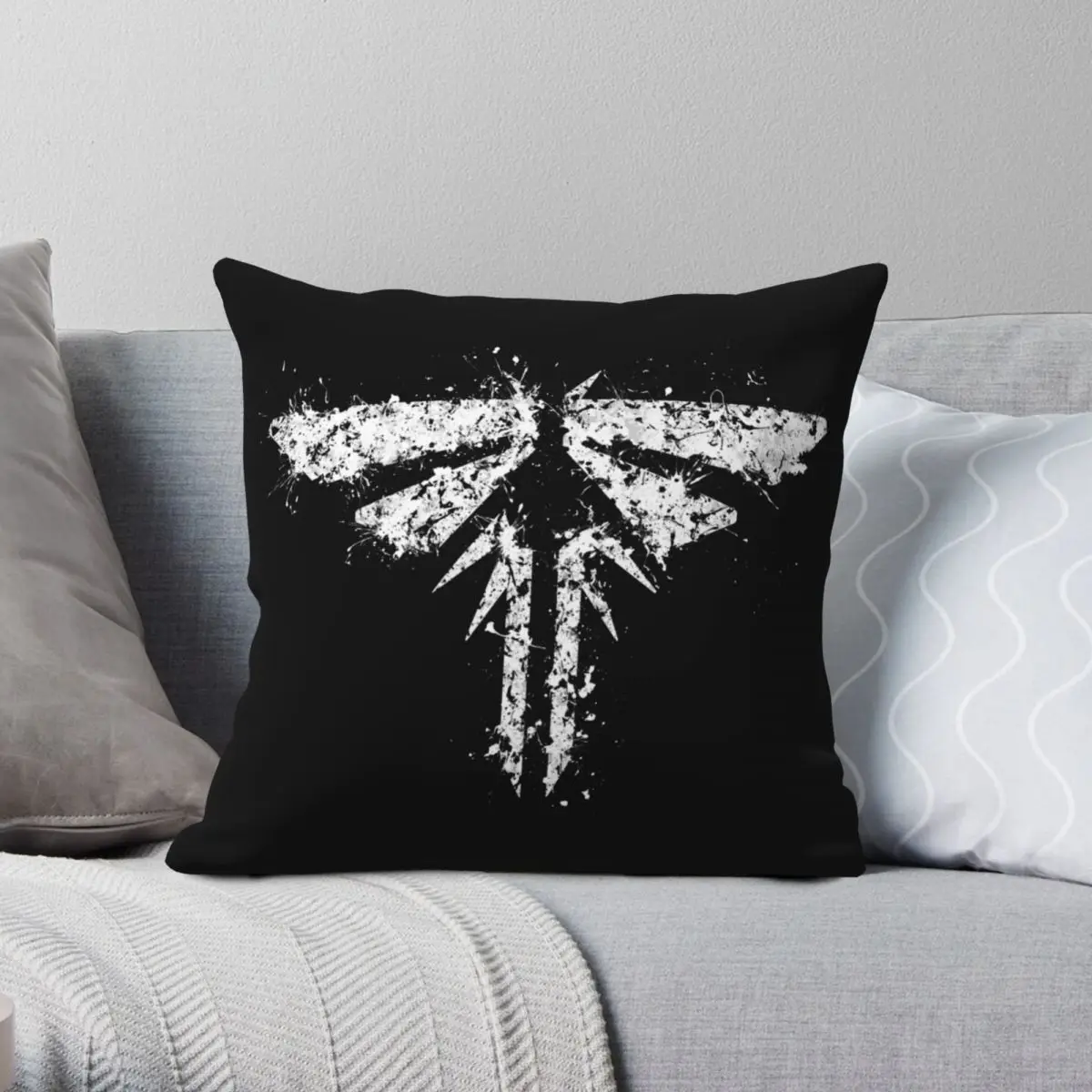 Last Of Us Firefly Pillowcase Polyester Linen Velvet Pattern Zip Decor Bed Cushion Case 18