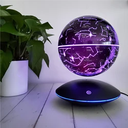 Globo de levitação magnética flutuante constelação bola 6 polegada única lâmpada mesa led starlight bola presentes especiais casa decorações