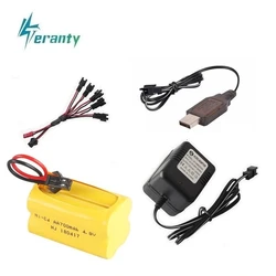 ( T Plug ) 4.8v Ni-cd Battery and charger For Rc toys Cars Tanks Robots Boats Guns 4* AA 700mah 4.8v Rechargeable Battery Pack