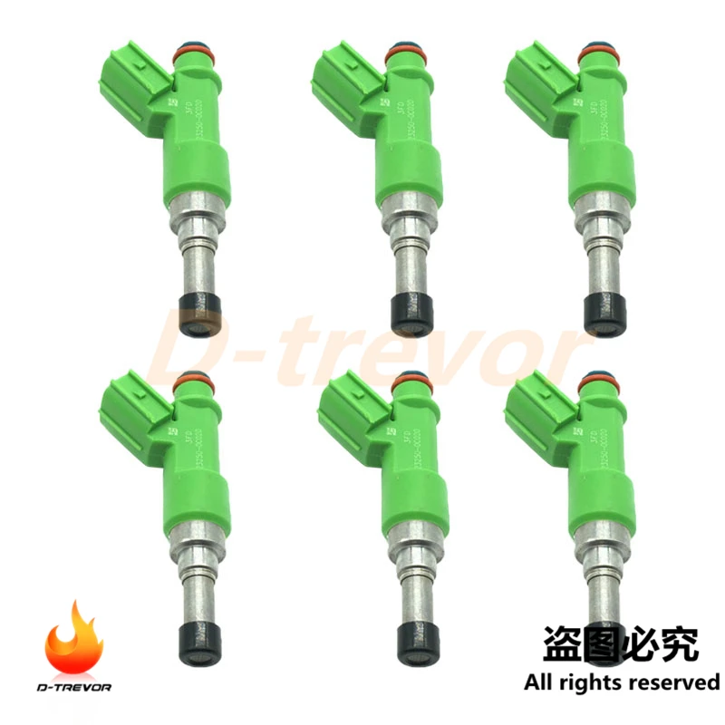 

6PCS OEM 23250-0C020 Fuel Injector for Toyota Hilux Vigo 2TRFE Land Cruiser Lexus 23209-0C020