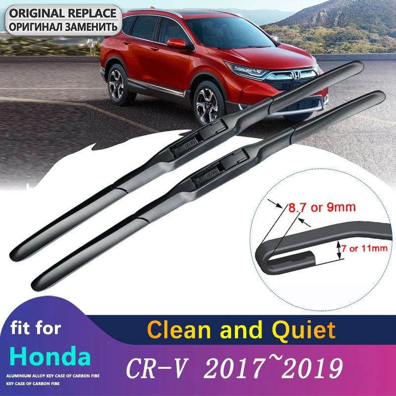 

Car Wiper Blades Windshield for Honda CR-V 2017 2018 2019 CRV RW1~RW6 Front Window Windscreen Wipers Car Accessories Stickers