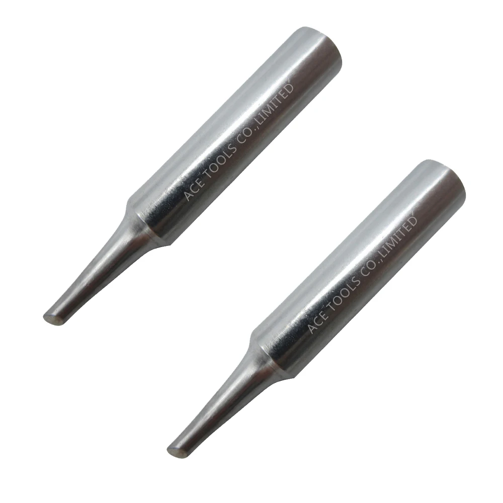 Punta de soldadura de T18-CF2 cónica, 2,0mm, 0.078 ", ajuste HAKKO FX-888, FX-888D, FX-8801, boquilla de hierro sin plomo, mango de lápiz