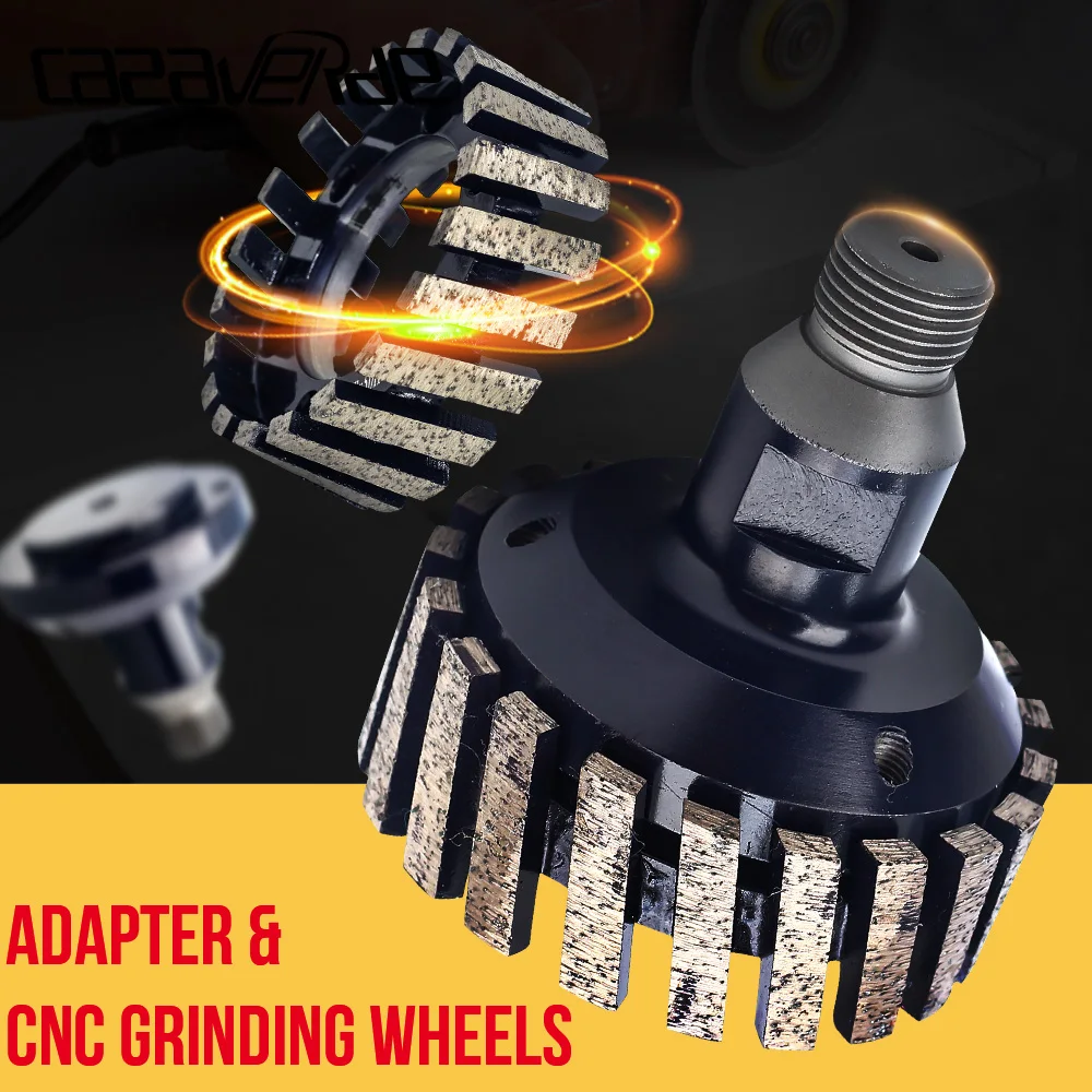 86mm CNC with arbor 1/2 Gas grinding Wheel For Router Machine Calibrating Wheel Stone Diamond Profiling Wheel