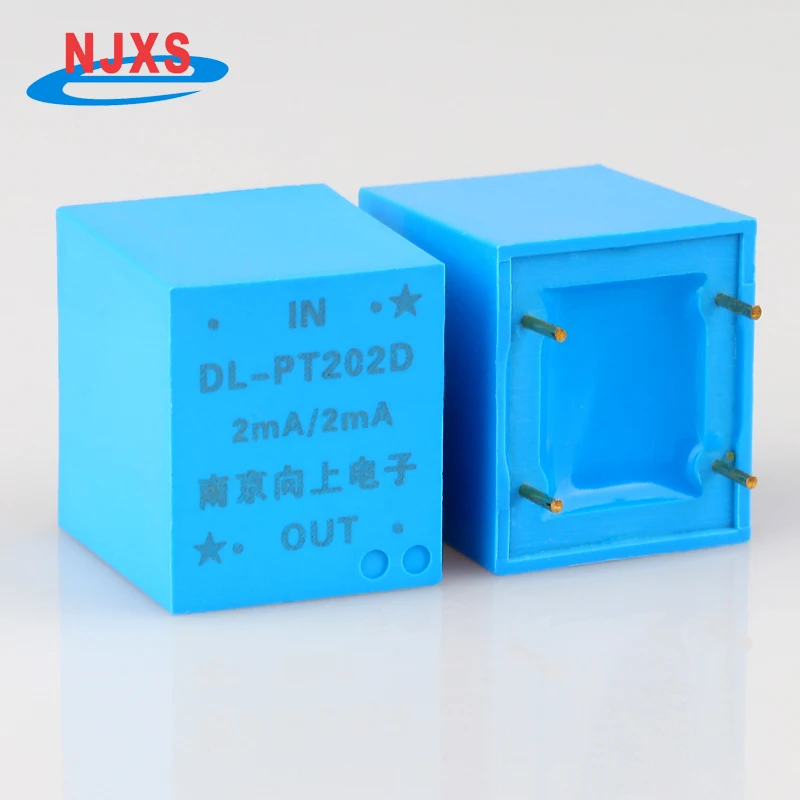 Small Mini Voltage Transformer DL-PT202D 2mA/2mA 110v 220v 380v/4v Can replace zmpt101b Precision voltage transformer current ac