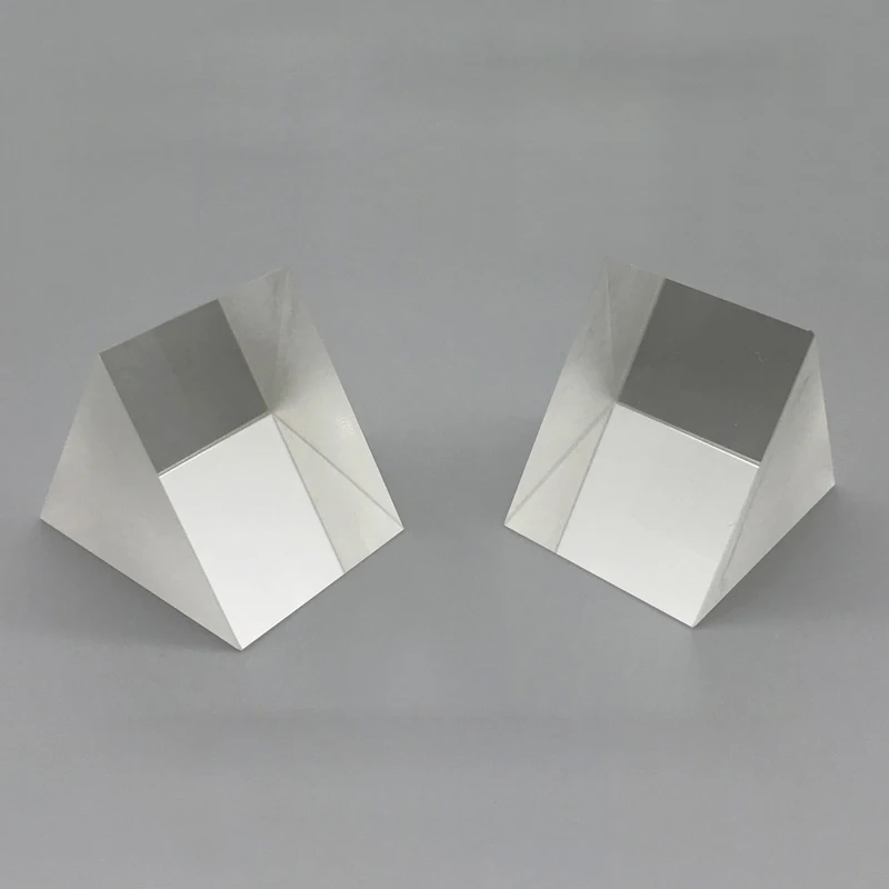 Optical Glass Equilateral  Prism 40*40*40 K9  Material Prisms Optical Test Triangular