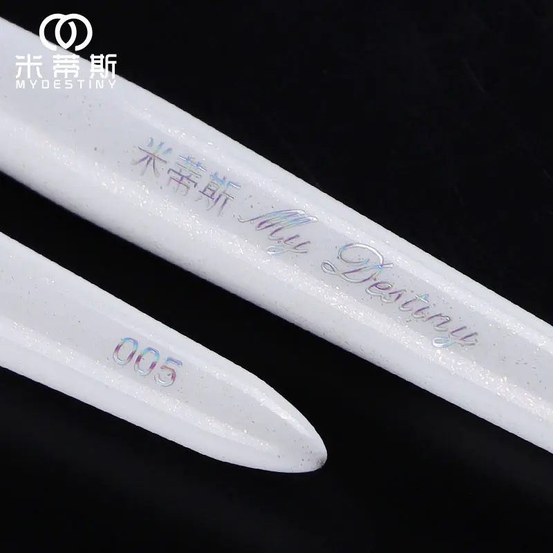 MyDestiny cosmetic brush-The Snow White series-tongue shape foundation brush brush-synthetic hair makeup tools&pens-beauty