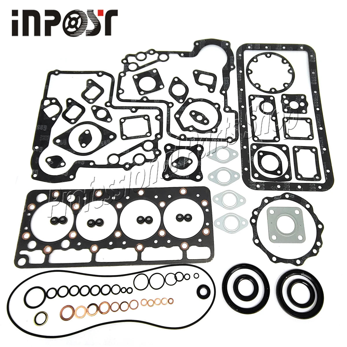 

V1200 Engine Overhaul Gasket Kit For Kubota B2150 B9200 RX245 Tractor Loader