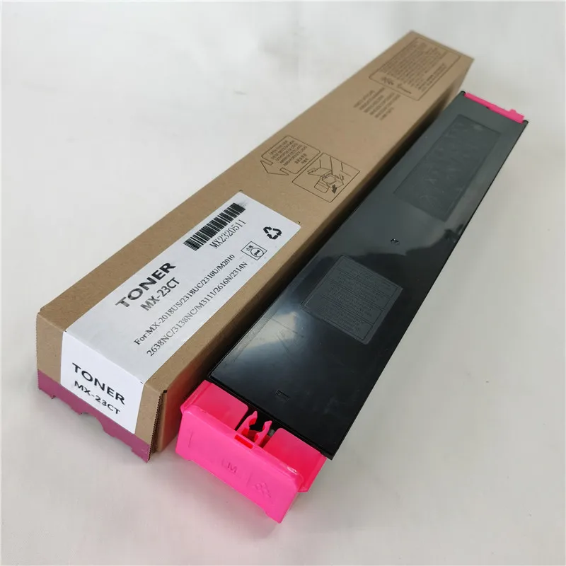 4PCS/Set TN BK375g CMY195g Toner Cartridge For Sharp MX-2018US 2018US 2318UC 2310U M2010 2638NC 3138NC M3111 2616N 2314N MX-23CT