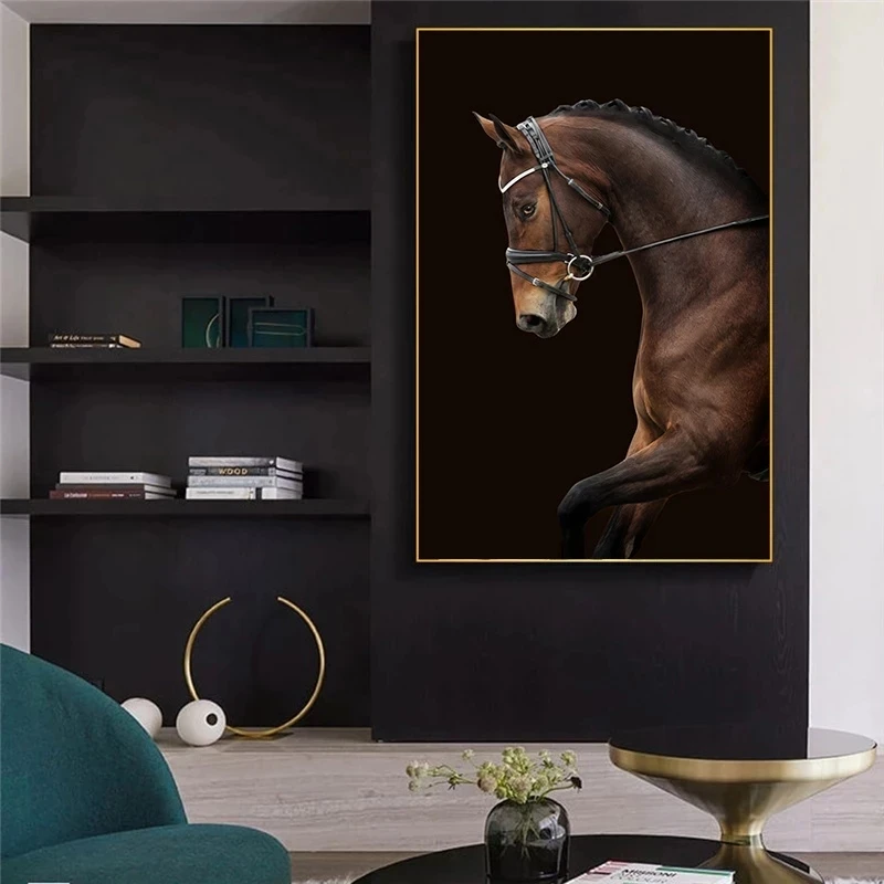 5D DIY Diamond Painting Horse Animal Embroidery Art Full Drill Cross Stitch Needlework Picture Rhinestone Living Room Home Decor