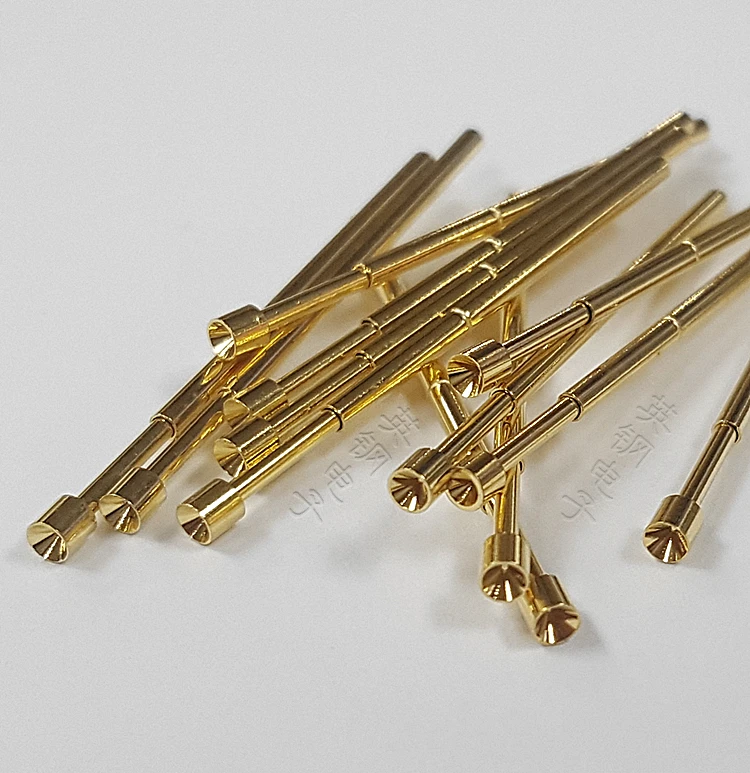 PA100-A4 Test Pin 2.0MM Cup Head Concave Test Pin 100MIL Gold-plated Spring Pin