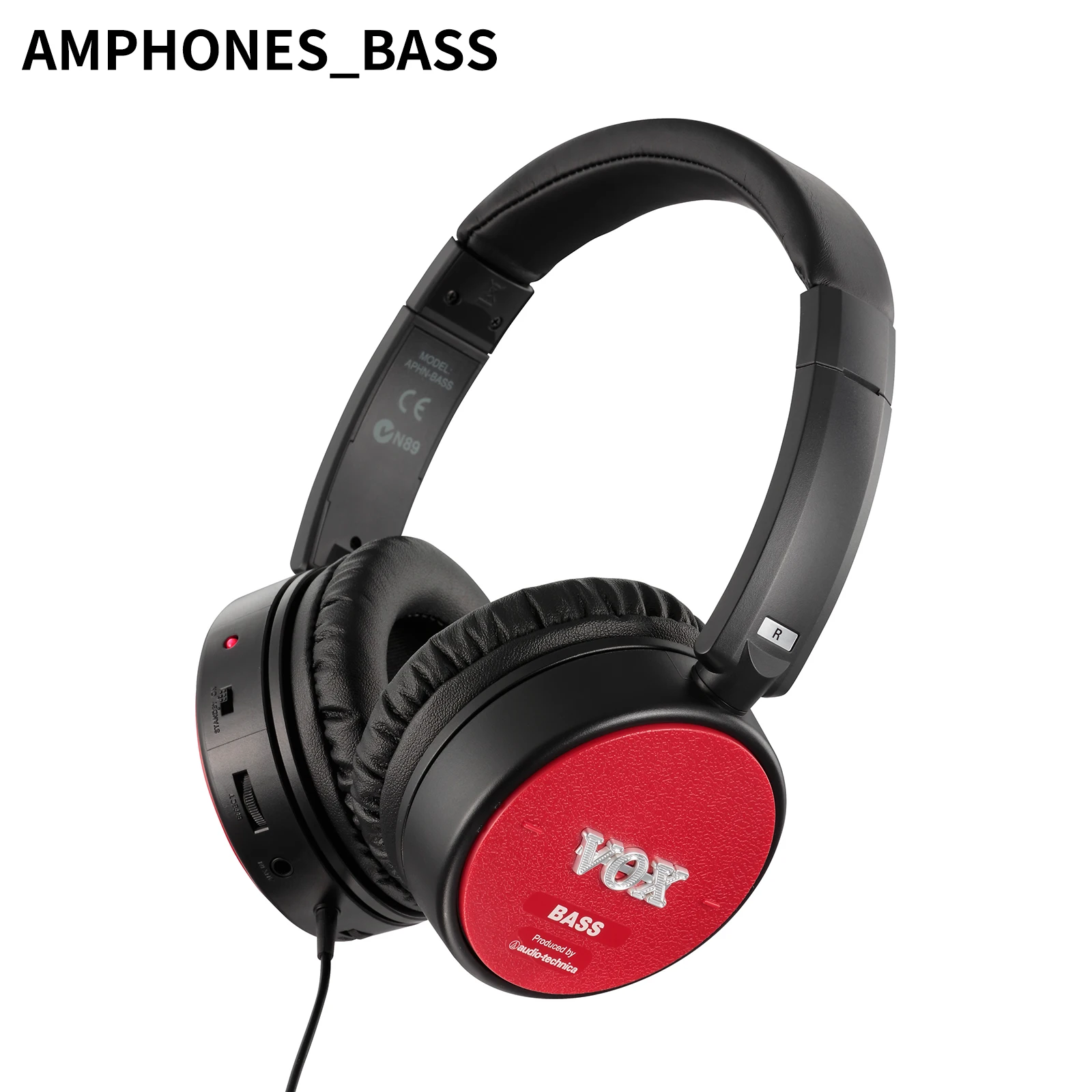 VOX AMPHONES BASS Active Amplifier Headphones amPhones_Lead