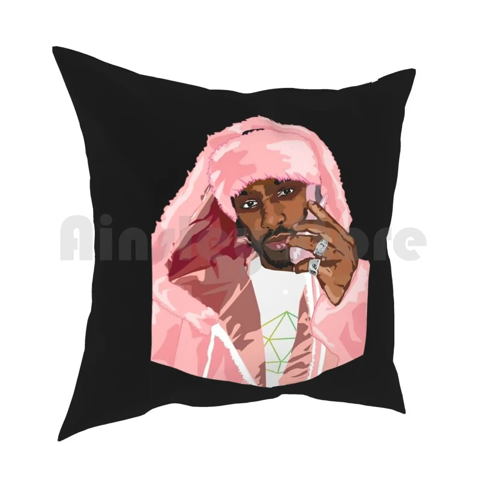 Killa Illa Pillow Case Printed Home Soft DIY Pillow cover Dipset Camron Hip Hop Rap Music Pink Rapper Fashion New York