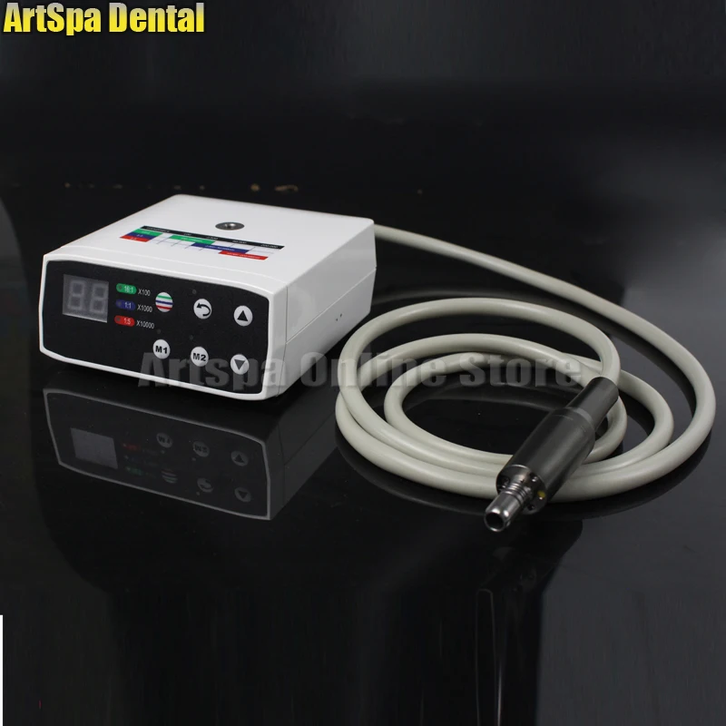 Dental Tool Brushless Micromotor Fiber Optic Low Speed Handpiece LED Lighting Increasing Electric Motor Dentistry Materials Unit