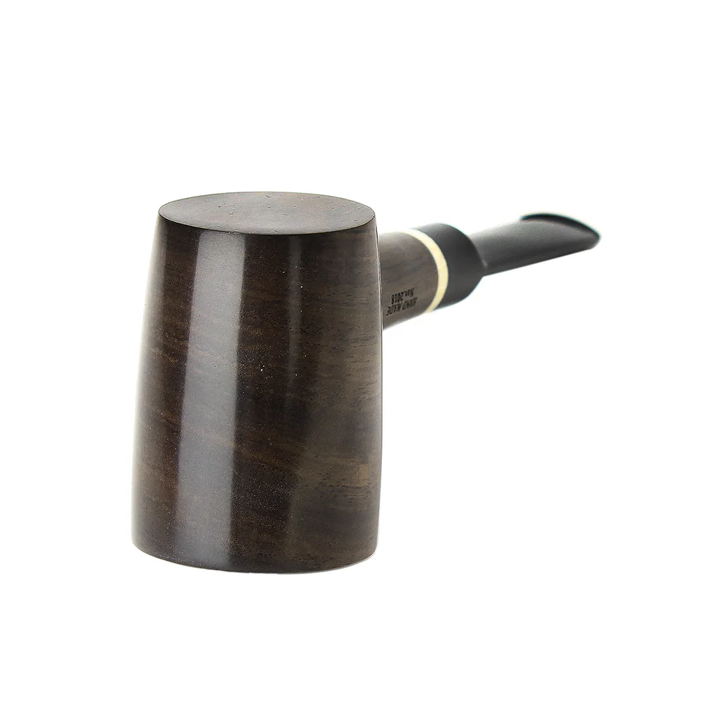 DIY Hammer Type Ebony Pipe 9mm Filter Tip Pipe Wood Pipe and Accessories Men\'s Gentleman Gifts Christmas Limited Commemorative