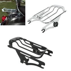 Motorcycle Detachable Two Up Luggage Rack For Harley Touring Road King Street Electra Glide 2009-2022 2019 2018 Air Wing