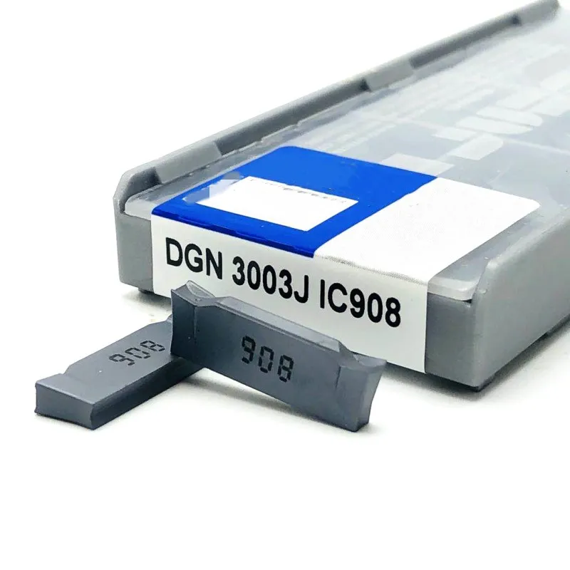 Твердосплавные режущие пластины DGN2002C DGN3003C IC908, высококачественные режущие инструменты, токарные вставки с ЧПУ, 2 мм, 3 мм, канавочные инструменты