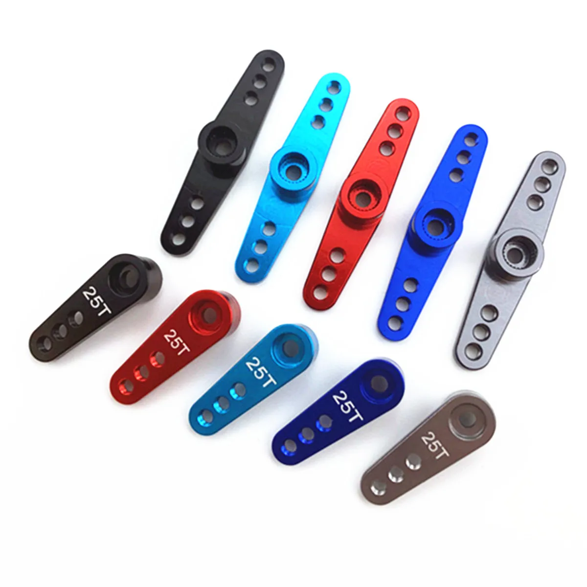 42 مللي متر 37 مللي متر 28 مللي متر 25T M3 الألومنيوم RC ذراع مؤازر القرن ذراع واحد/ذراع مزدوج ل Futaba Savox Xcore HL HSP HD أدوات RC الطاقة #2