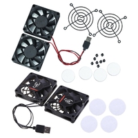 1Set Cooling Fan USB Power Supply Fan Cooler for A-SUS RT-AC68U/AC86U/AC87U/R8000/AC5300 Router Radiator