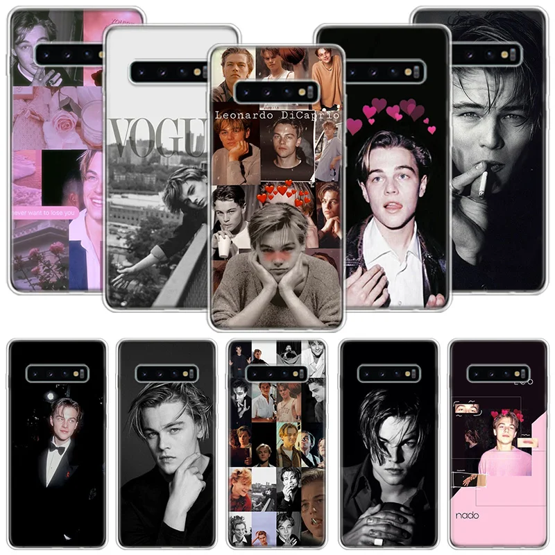 Leonardo Dicaprio Young Phone Case For Samsung Galaxy S24 S23 S22 S21 S20 Ultra S20 FE S10 Plus S9 S8 + Fundas Cover Coque