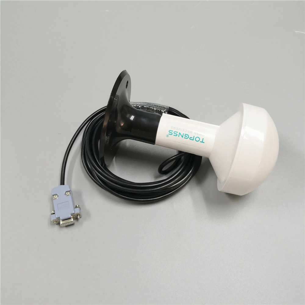 NMEA0183 9600 baud rate 5V  DB9 Female Agricultural GNSS receiver RS232 GPS antenna module marine mushroom head housing