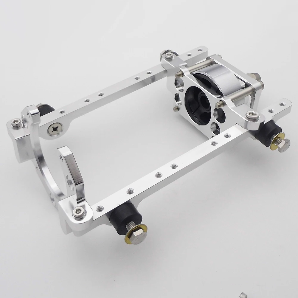 CNC Aluminum Alloy Engine Mount Bracket Holder or Clutch for Zenoah QJ Marine Gas Engine RC Boat Oval Vee MONO Speed Boat