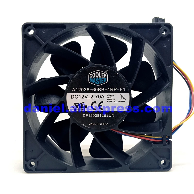 Cold supreme  A12038-60BB-4RP-F1 12V 2.70A 12038 large air volume fan 12CM ant S9 T9 fan