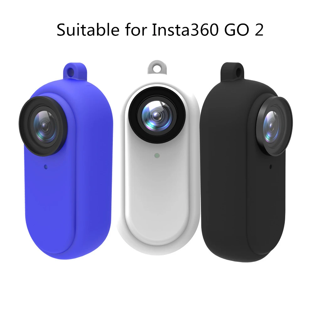 For Insta360 GO 2 Thumb Anti-Shake Camera Smart AI Sports Video Camera Digital  Silicone Cover Multiple Colors Optional