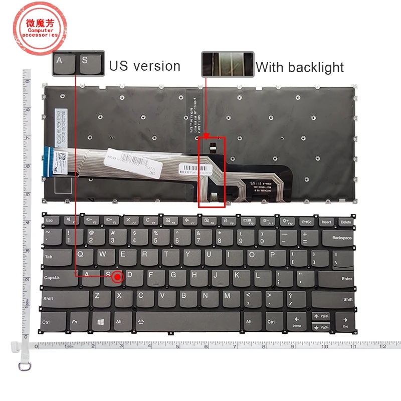 US New for Lenovo XiaoXin Air-14 Air-14IIL Air-14arr 2019 YOGA 340-14 S540-14 S550-14 540S-14 340S-14 backlit laptop keyboard