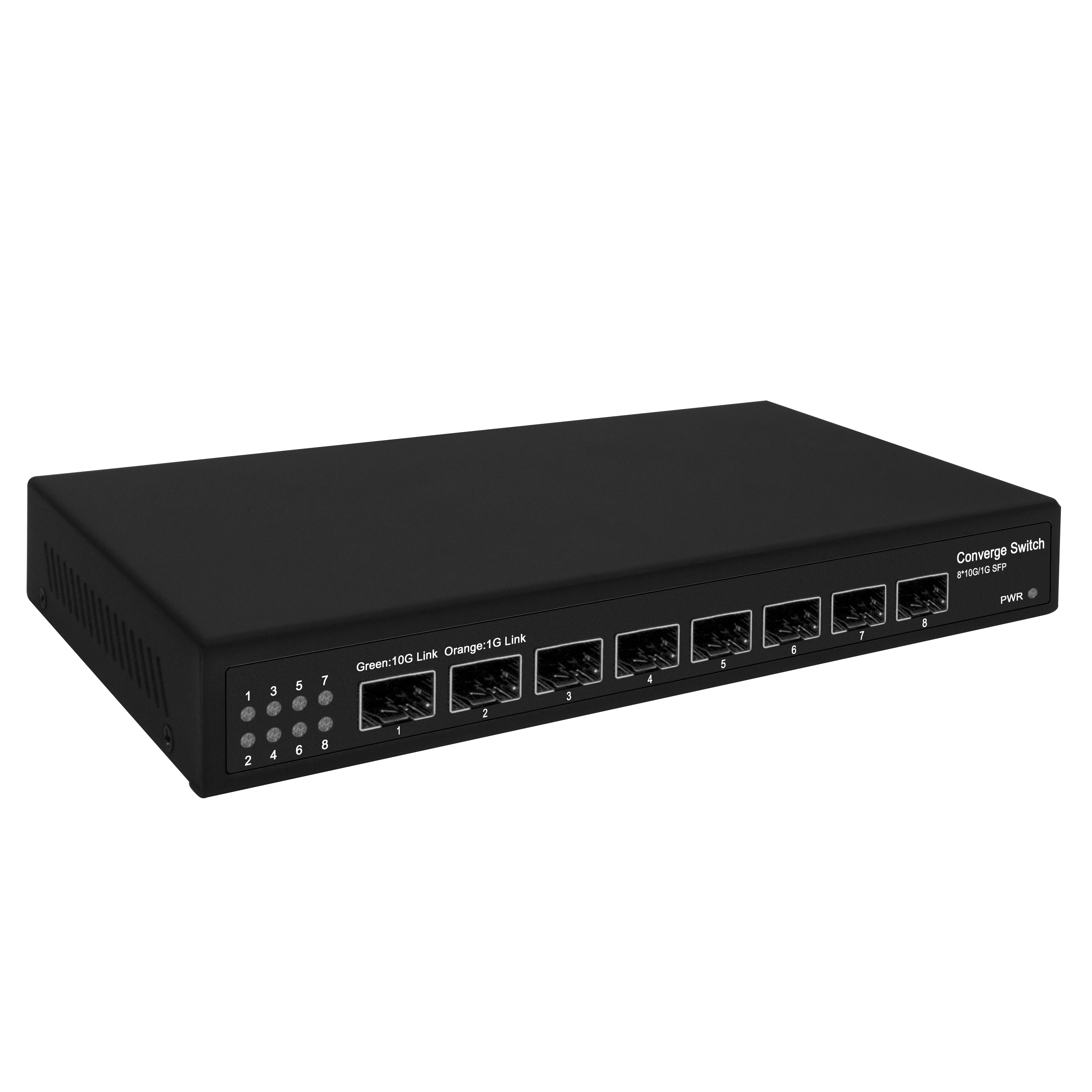 Imagem -05 - Smart Lite Multi Gigabit Ethernet Port Fiber Switch Auto Adaptive 1gbps 10gb Sfp