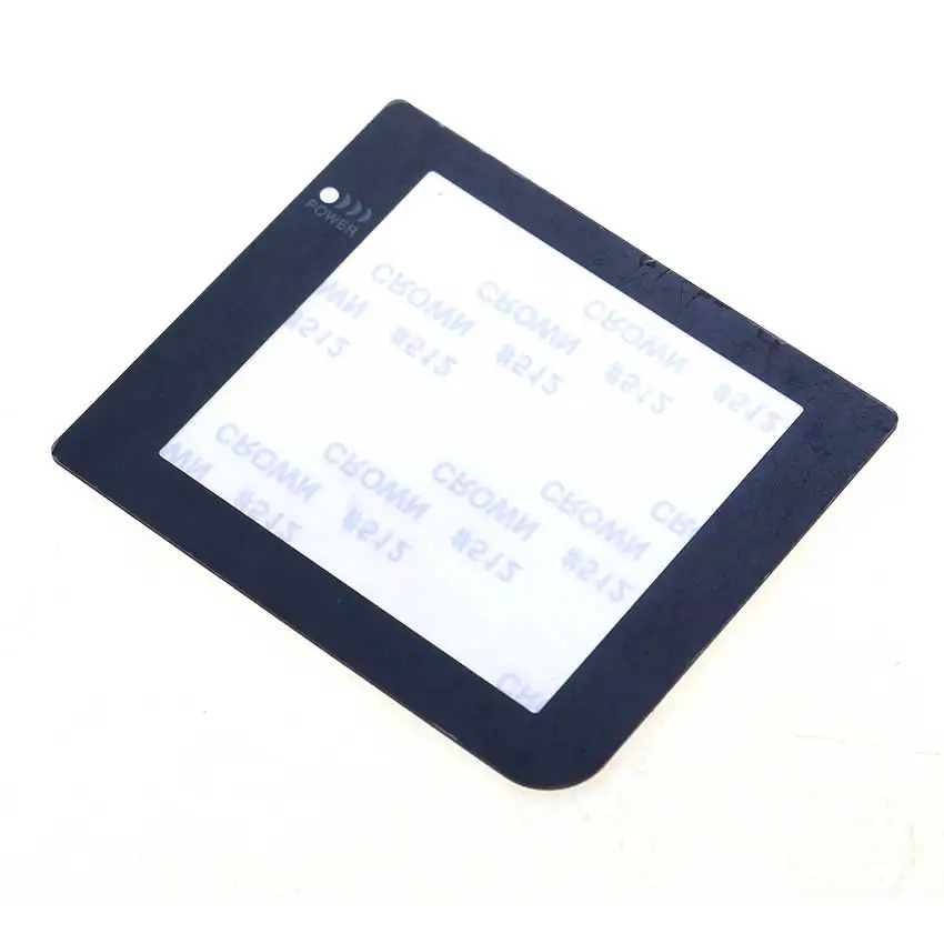 JCD plastikowy szklany obiektyw do GBP do szkła ekranu i soczewek do Gameboy kieszonkowy osłona obiektywu W/ Adhensiveparts