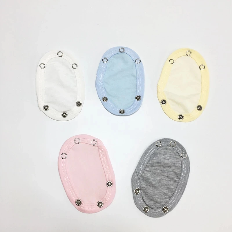 4Pcs/Set Lovely Baby Boys Girls Kids Jumpsuit Diaper Romper Lengthen Extender Extension Solid Soft Jumpsuit Bodysuit Extender