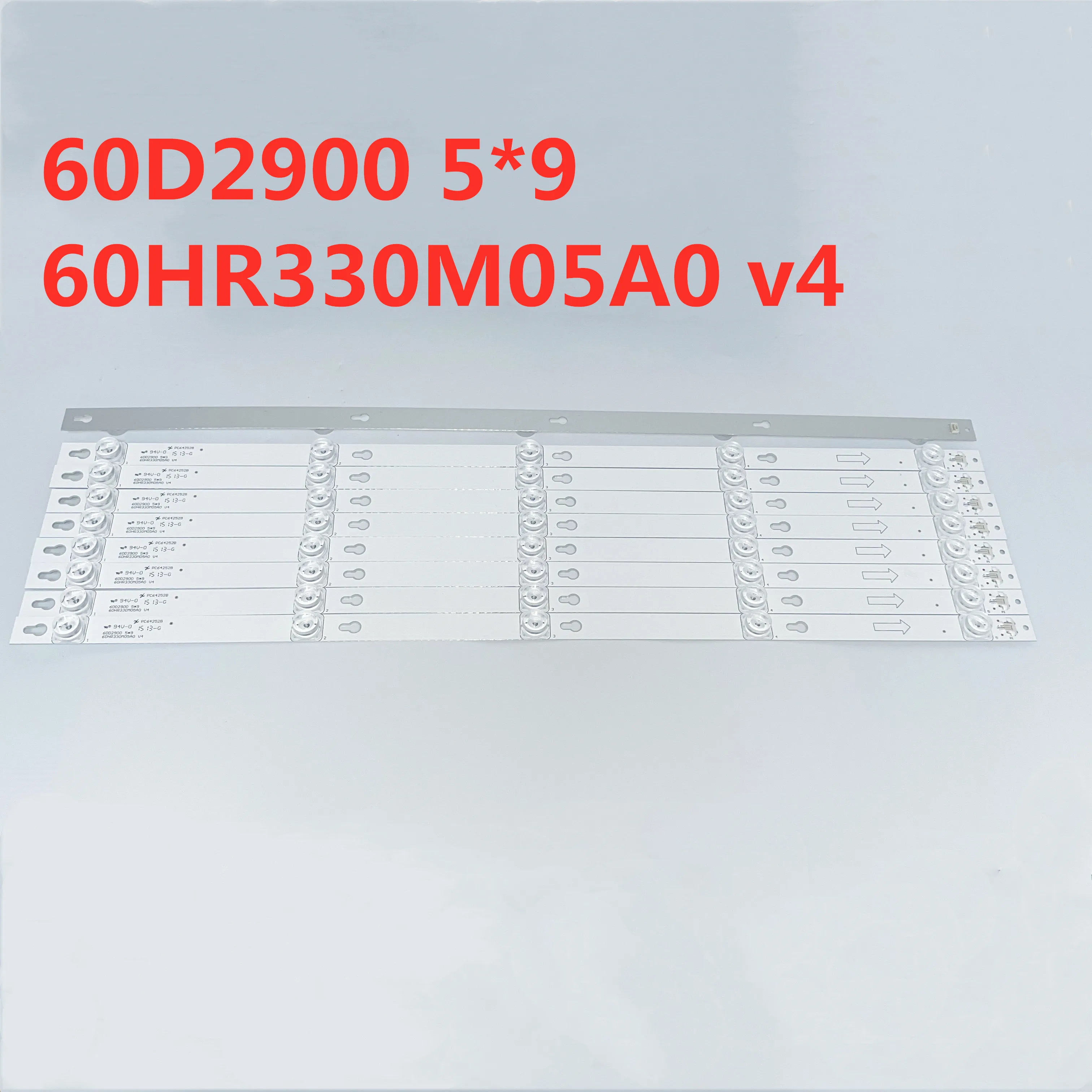 9PCS/LED Strip 60HR330M05A0 5LED 6V  4C-LB6005-HR01J L60P2-UD 60A730U 60D2900 60U6700C LVU600LG0T5