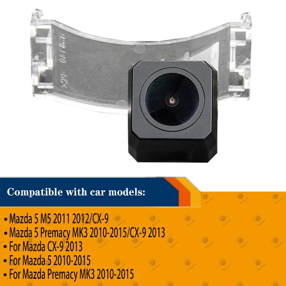 HD 1280x720p Reversing Camera Night Vision Rear View Backup Camera for Mazda 5 M5 2011 2012/ Premacy MK3 2010-2015/CX-9 2013