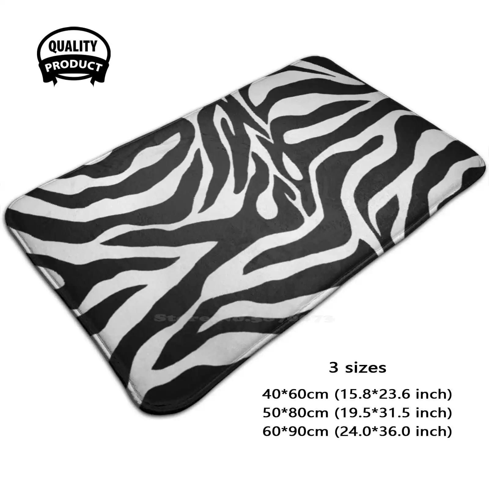 Zebra Print Mask Soft Cushion Home Carpet Door Mat Car Rug Vibes Vsco Teen Saying Cheap Artsy Trendy Summer Pinterest Quote