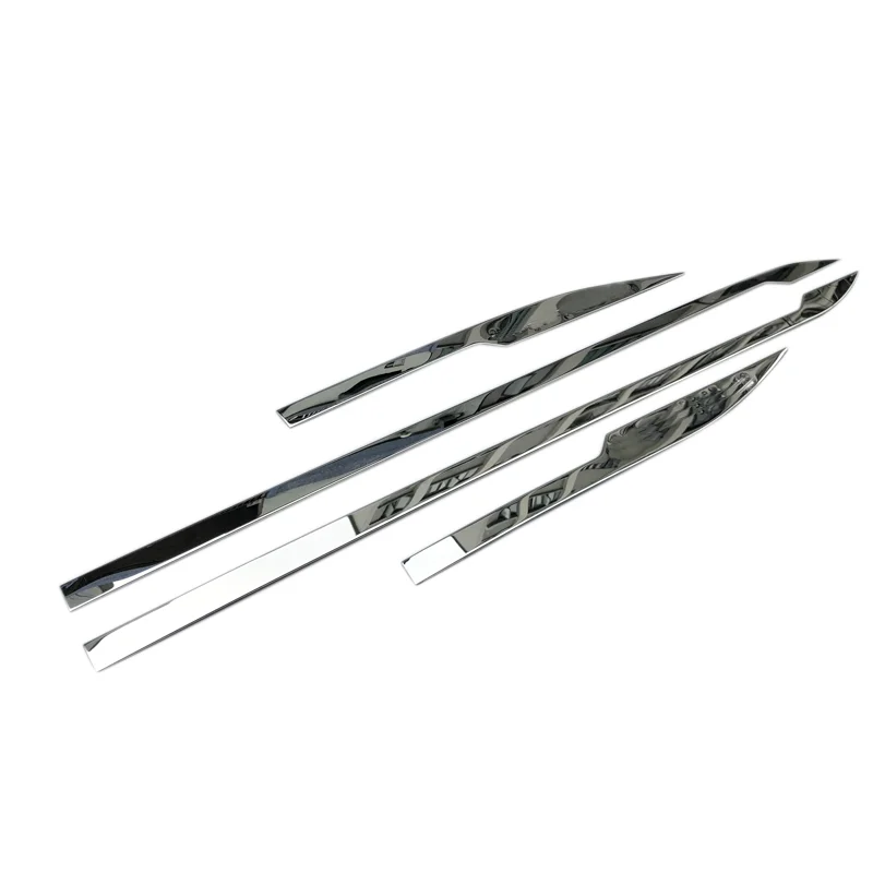 Car Accessories for Volvo XC60 2018 2019 2020 2021 2022 2023 Stainless Steel Gloss Side Door Body Molding Strips Cover Trim 4pcs