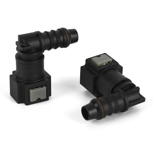 Imagen 2 del producto Acoplador de liberación rápida de combustible para coche, Conector de manguera de línea ID6 7,89 9,89 ID10 11,80, acoplador de aceite de goma de nailon, acoplador de manguera de línea de combustible automático