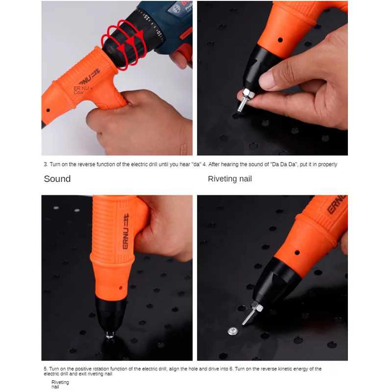 Niewidomych nitowania adapter