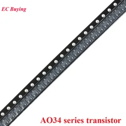 10pcs AO3400 AO3401 AO3402 AO3403 AO3404 AO3406 AO3407 AO3409 AO3413 AO3414 AO3415 AO3416 AO3418 AO34120 SMD Transistor MOSFET