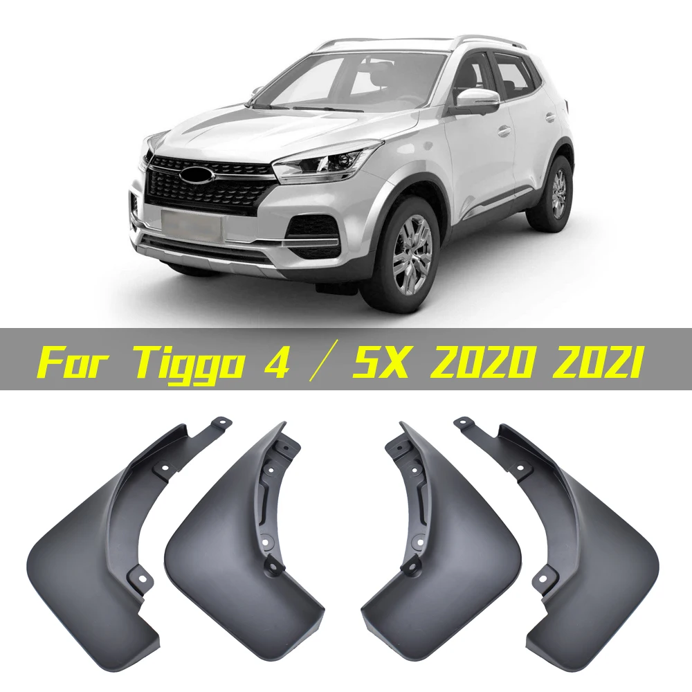 

For Chery Tiggo 4 5X 2021 2020 2022 Car Accessories Mudguard Front Rear Mud Guard Splash Flap Protector Scuff Plate Fender