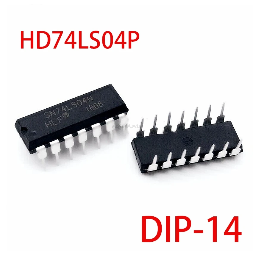 10PCS SN74LS04N DIP14 SN74LS04 DIP 74LS04N 74LS04 DIP-14 HD74LS04P new and original IC