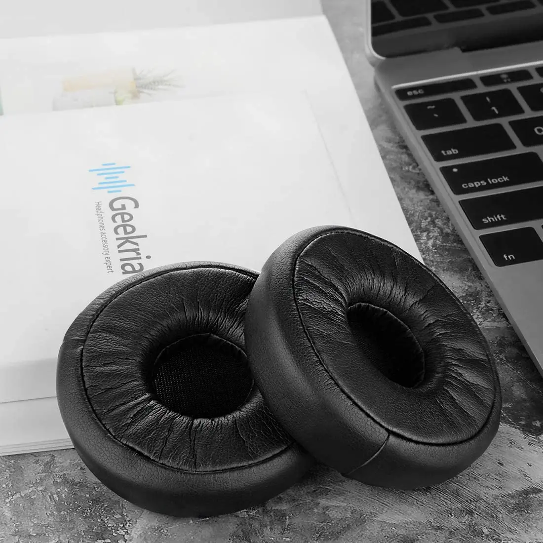 퀵핏 단백질 가죽 교체 이어 패드, AKG N60NC 무선 헤드폰 이어 패드, 헤드셋 이어 쿠션 수리 부품